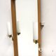 Scandinavian oak mirror, Sweden 1960