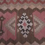 Vintage Turkish rug from Oushak, hand-woven74x358 cm