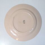 Digoin Sarreguemines powder pink presentation plate