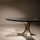 Brutalist Bronze & Glass Coffee Table | Germany 1970s