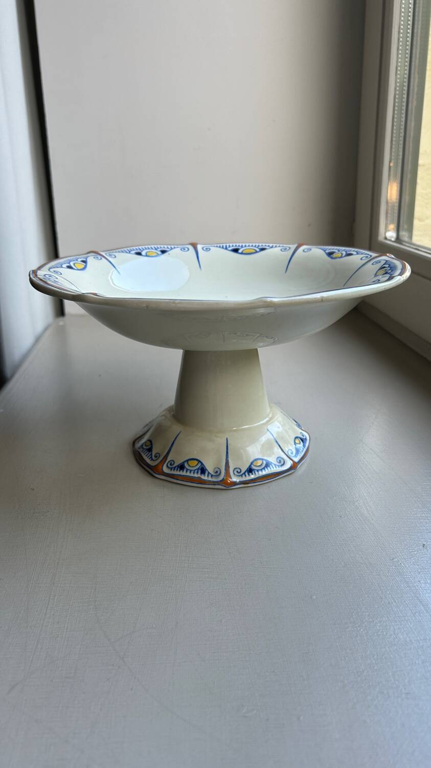 Boch La Louvière art deco compotier