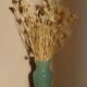 Vase en opaline bleue turquoise
