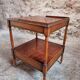 Table d’appoint vintage en acajou – France, années 50/60
