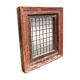 Antique Iron Jali Window Mirror Frame 62x70cm