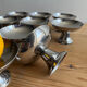 Vintage stainless steel ice cream scoops
