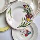 St Amand, Gien, Vintage soup plates