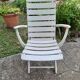 Paire de fauteuils de jardin bois