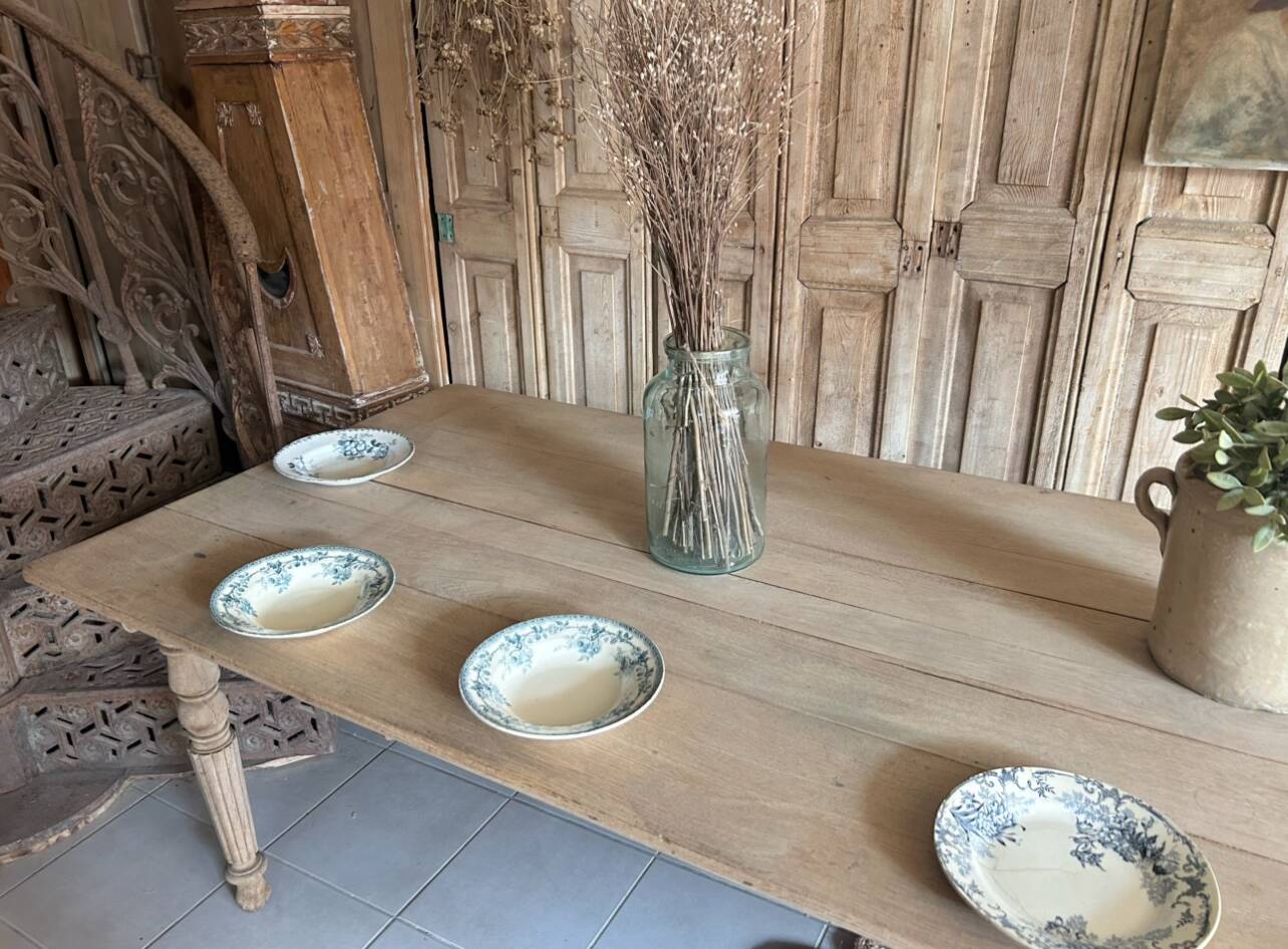 Very Large Antique Farmhouse Table – 3 Meters – Solid Oak