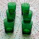 Set of 6 whisky glasses in vintage