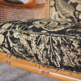 Sofa set and 2 armchairs in bamboo and wicker 80s Attive