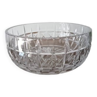 Large Saint Louis crystal salad bowl