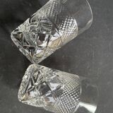 5 Verres à whisky – Cristal taillé