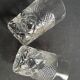 5 Whiskey glasses – Cut crystal