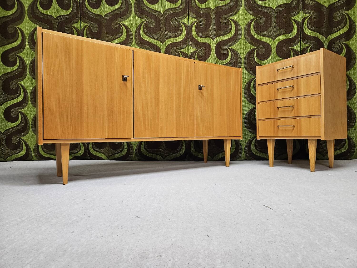 Vintage modular sideboard from the 1970s