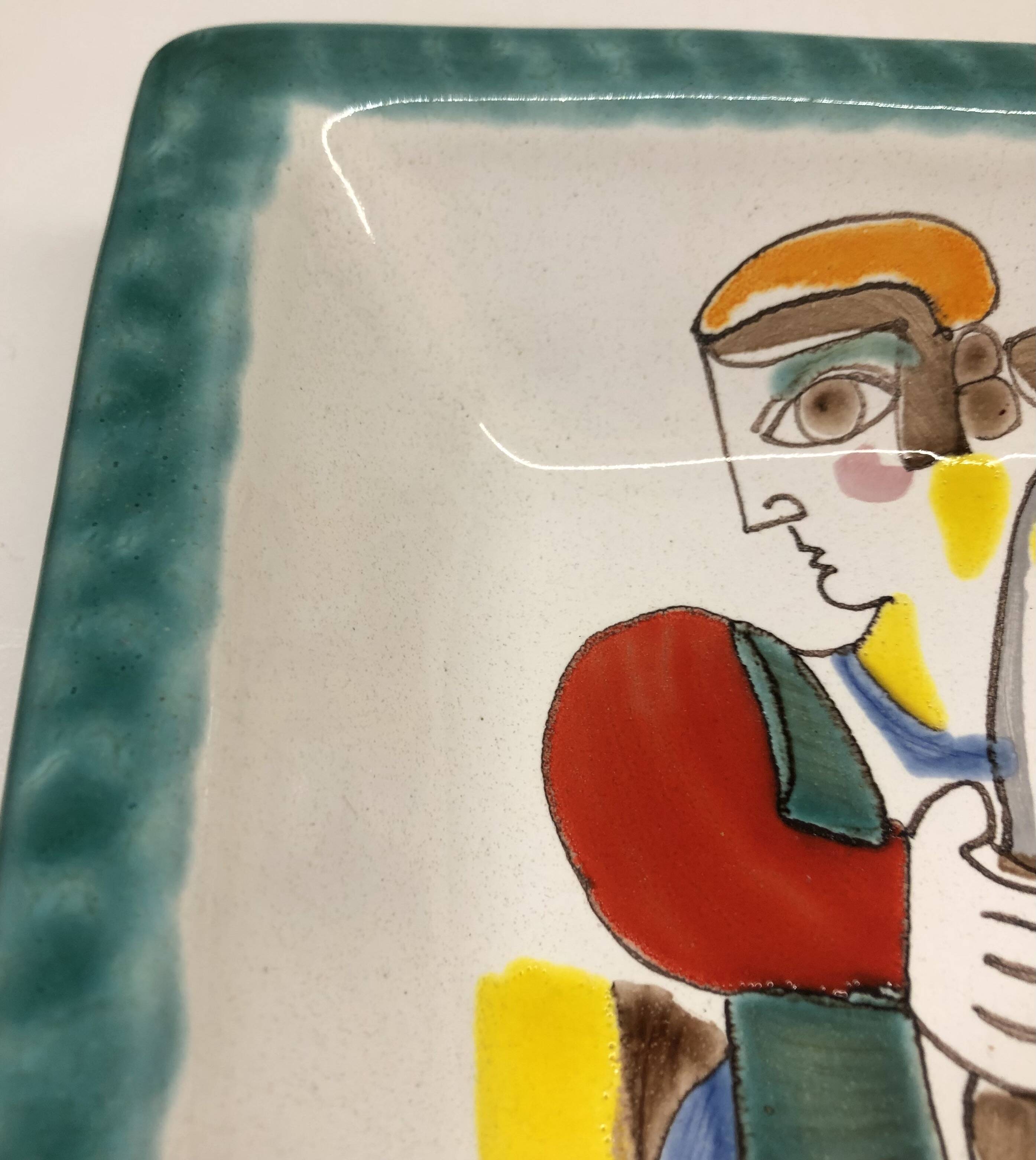 Italian ceramic empty pocket by Desimone