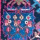 Tapis ancien persan couloir fait main 100x375 cm