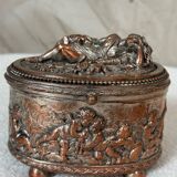 Copper jewelry box