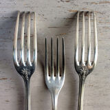 6 floral forks