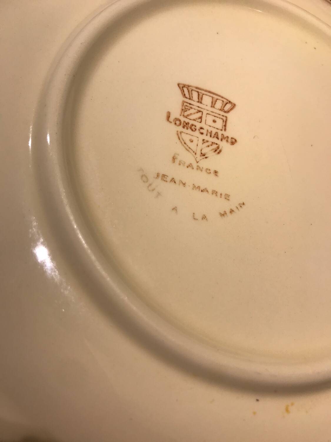 8 Longchamp Jean Marie model dinner plates