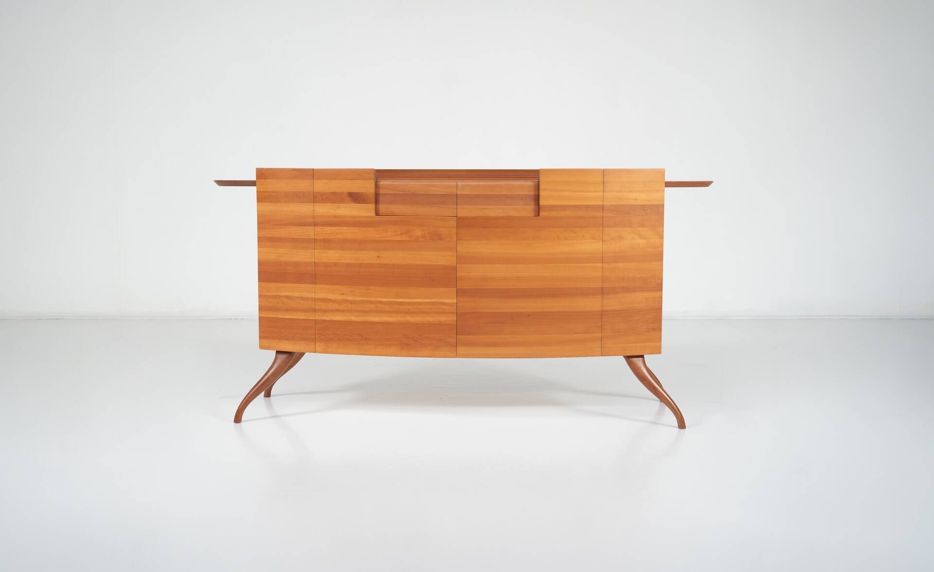 Mid-Century Oval Sideboard by Ceccotti Collezioni