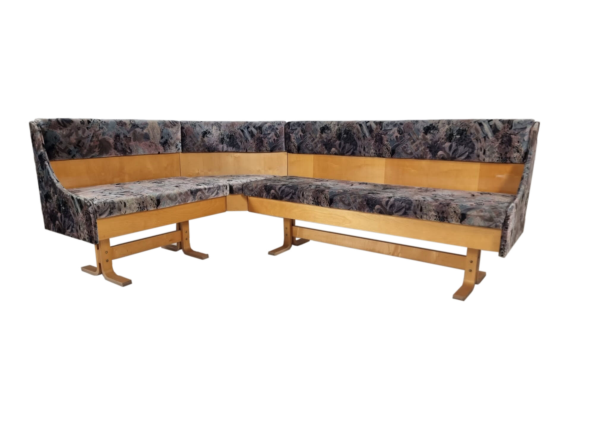 Corner sofa by Ludvik Volak for Drevopodnik Holesov 1960s