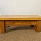 Solid wood coffee table