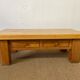 Solid wood coffee table