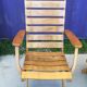 Pair of folding wooden armchairs brand Sodibois