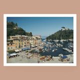 Port de Portofino, 1977" de Slim Aarons | Impression C professionnelle (impression Lambda)