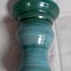 Turquoise ceramic vase Entrevaux