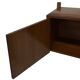 Vintage wall cabinet compact wall system 1960s teak veneer