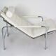 Leather armchair and footstool 'Genni' by Gabriele Mucchi For Zanotta