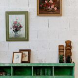 Workshop furniture – with green lockers