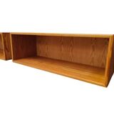 Two Mid Century floating cabinets