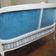 Sofa 3 places louis xv style