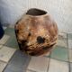 blue Chinese vase dove pottery