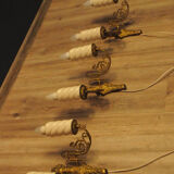 Set of three Scandinavian wall lamps