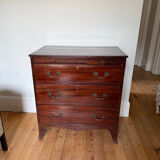 George III Commode in Flamed Mahogany - Hepplewhite Style, circa 1800