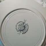 6 old plates in earthenware model Versailles