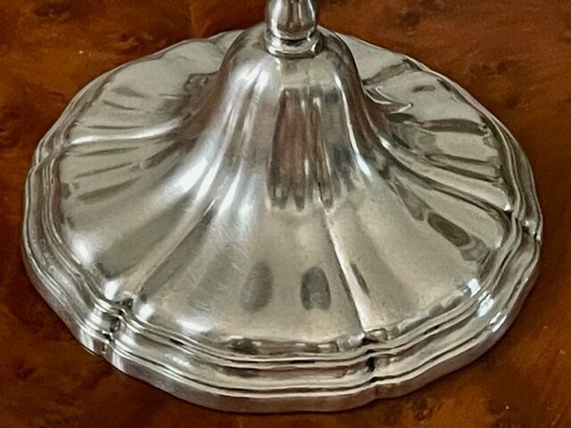 Silver metal wmf candle holder, 1900/1920