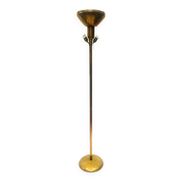 Lampadaire Art Déco de marque AMBA en laiton XX siècle