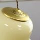 Suspension mid-century en laiton jaune et verre, italie