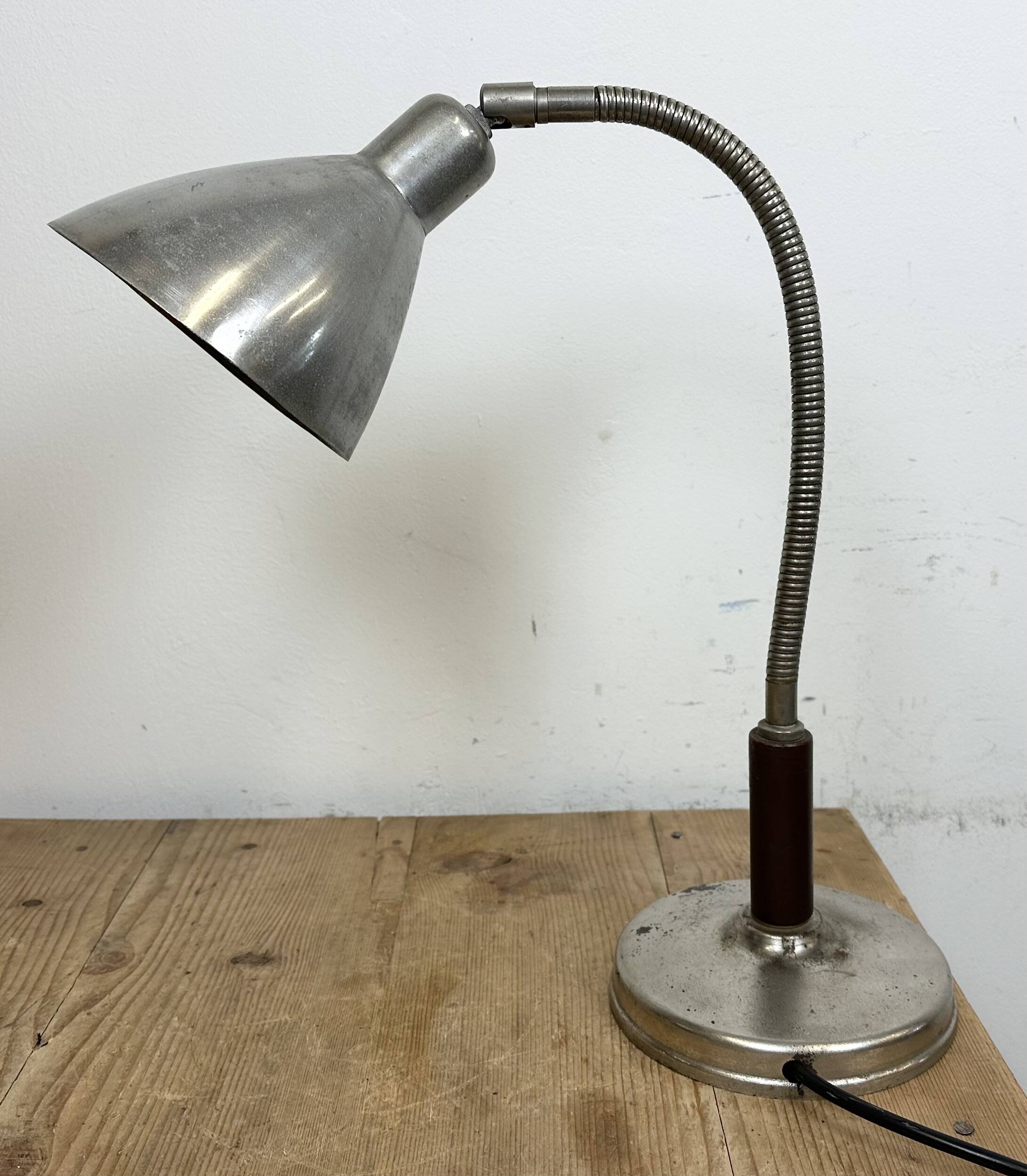 Vintage Gooseneck Table Lamp, 1950s