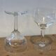 10 wine glasses, carved transparent glass, art deco cups, old and trendy
