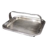 Antique French Silver Plated Tray by Durousseau & Raynaud