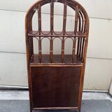 Vintage rattan shelf unit from the 70s