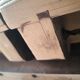 Henri II mid-table in solid walnut – Custom finish