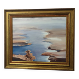 Oil painting on canvas signed