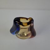 Czech art glass vase by Hana Machovska Mstisov, 1960s