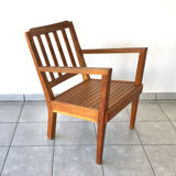 Reconstruction period armchair, René Gabriel style, 1950s